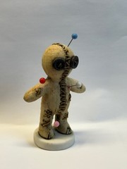 Neil Eyre Designs Halloween Horror Voodoo Witch Spirt Spell Doll Natural