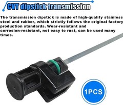 Stainless Steel Transmission Dipstick – 23.74” Oil Level Indicator for Most Cars
