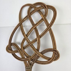 Vintage Rattan Carpet Beater – Edwardian – 28″ Long – Very Good Condition