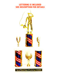 FISHING FISHERMAN BASS TROPHY 8 COLORS 2 POST