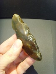 Lower Paleolithic – Fine Acheulean lateral scraper. c.450,000 BP.