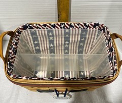 Longaberger 2000 Century Celebration Basket w/Liner