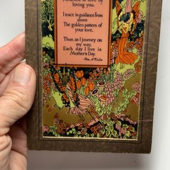 Vintage 1920s Art Deco Style Poem About Mothers Vintage Fairy’s Beautiful