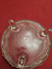 Vintage – AVON 3 Footed Clear Glass Candy Dish/Bowl Without Lid 5.5″ Diameter