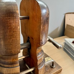 Antique Reslaw Mechanical Millinery Wooden Hat Stretcher Shop Display Stand​