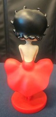 Betty Boop Red Dress Bobblehead Resin Figure Universal Studios RARE King Feature