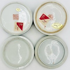 Vintage WBI Chinoiserie Partridge 3 Pc Set – Plate & 2 Trinket Bowls w/ Lids