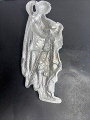 Vintage MCM Cast Aluminum Medieval Knight Wall Plaque 11.5”- #3