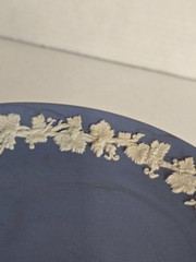 Vintage Wedgwood Blue Jasperware Compote/pedestal dish