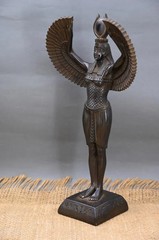 Rare Winged Isis Statue Ancient Egyptian Antiquities Goddess Of Love Egyptian BC