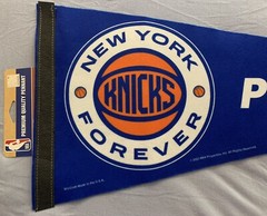 NY KNICKS PENNANT PLAYOFFS NEW YORK FOREVER NBA BASKETBALL BANNER MSG