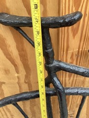 Large Wrought Iron & High Wheel Bicycle Decor 47”x Tall 52”Longx5”Deep