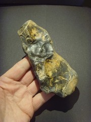 Lower Paleolithic – Early Acheulean elongated lateral scraper. c.450,000 BP.