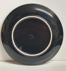 🔶️SIGNED RETRO VINTAGE SPACE AGE POOLE POTTERY PLATE MOD MODERNIST POP ATOMIC