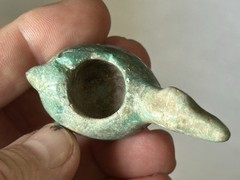 OUTSTANDING PRE-COLUMBIAN CANOPA / CONOPA LLAMA EFFIGY VOTIVE CONTAINER PERU