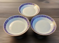 Set of 12 – M. Mottahedeh Merian Porcelain 6 3/8” Fruit/Dessert/Sauce Bowls New!