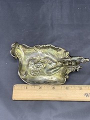 Art Nouveau Style Lady Nappy Tray/Dish