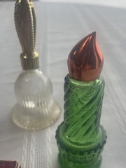 Vintage Avon Mini Perfume Lot Bottles Box Foxfire Hawaiian White Ginger Primrose