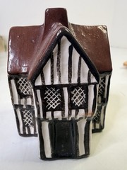 Mudlen End Studio Felsham Suffolk Pottery Miniature House Cottage Town House #12
