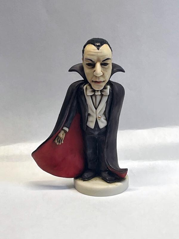 Neil Eyre Halloween Horror Count Dracula Vampire Red Cape Tuxedo