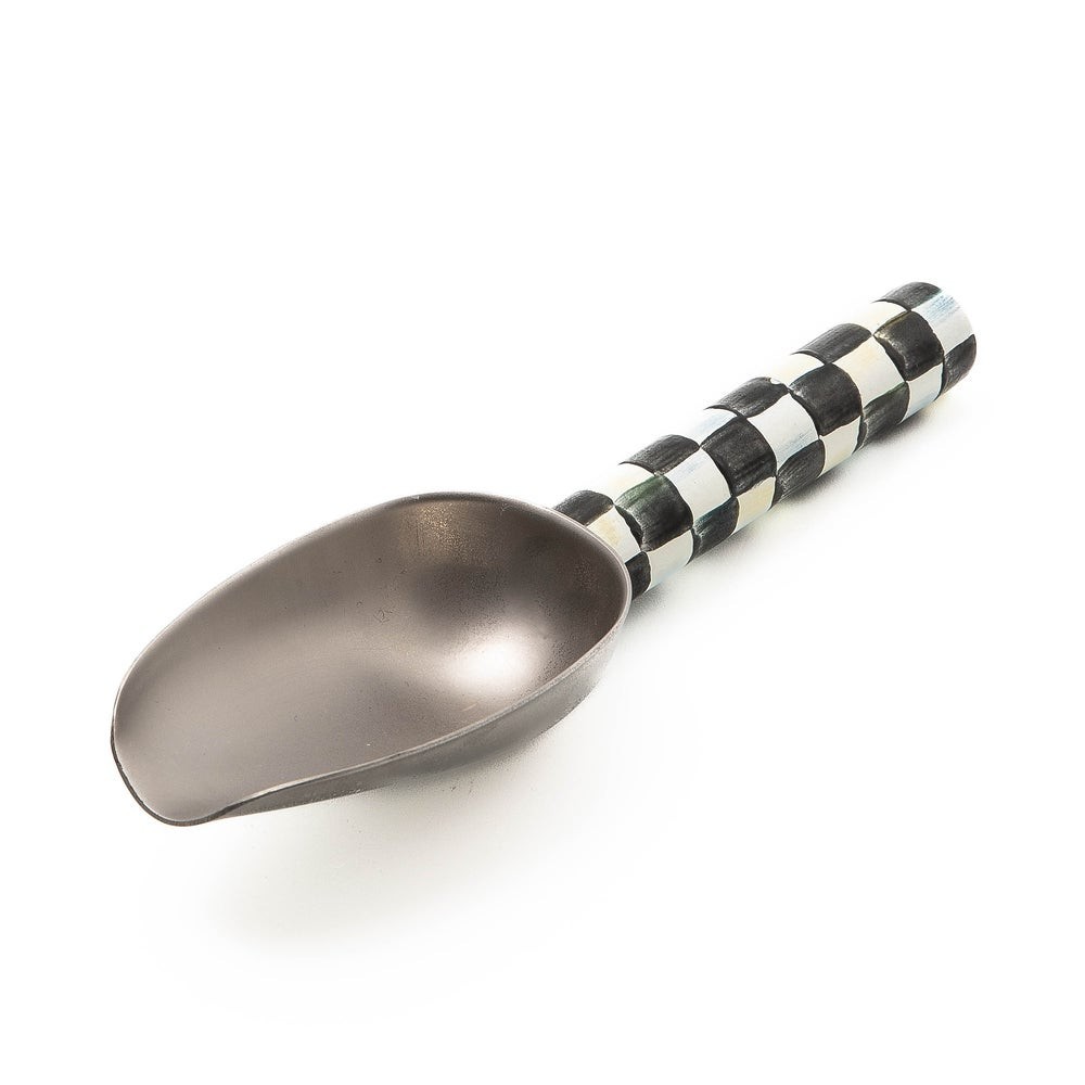 Brand New Mackenzie Childs Courtly Check Small Scoop