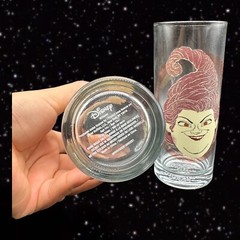 DISNEY HOCUS POCUS 10oz Glasses Sanderson Sisters Halloween 6”T 2.5”W Set Of 4
