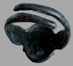 300 BC Ancient Greek Silver Ring Aphrodite goddess love, lust, beauty, pleasure