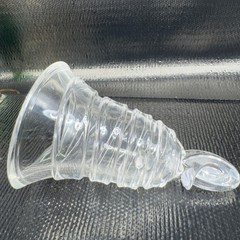 Mikasa Ribbon Classic Bell Full Lead Crystal Swirl Bell Made In Germany Clear