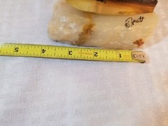 Demott 1975 Vintage Brass Sailboat Nautical Boat on Marble Base Artist Signed