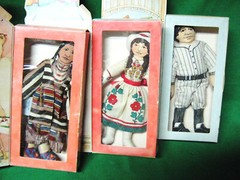 3 Hallmark Cloth Dolls Famous Americans in Boxes Chief Joseph, A. Oakley Babe R