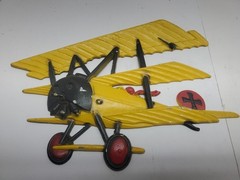 Vintage 1975 Homco Iron Airplanes Set of 4