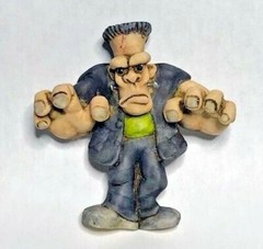 Harmony Kingdom Artist Neil Eyre Designs Halloween Frankenstein Monster Magnet