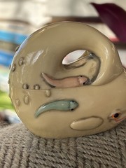 TAI Whale Trinket Box 1990’s 90’s Carved