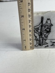 Marble Stone Plaque With Friday Robinson Crusoe Saying Vintage C C