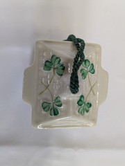 Belleek Hazelwood House Bell ornament, 10th Ed., 9th Mark (1997-2000)