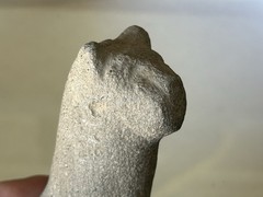 AMAZING PRE-COLUMBIAN LLAMA EFFIGY PESTLE GRINDING STONE FROM PERU MOTLEY COA