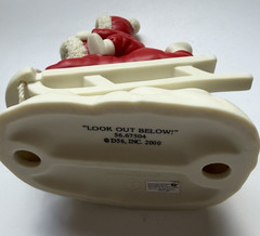 2000 DEPT 56 SNOWBABIES ON SLED “LOOK OUT BELOW” PORCELAIN FIGURE