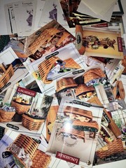 Over 100 Longaberger Miscellaneous Product cards, Etc.