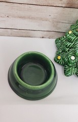 Vintage Avon Christmas Tree Hostess Ceramic Set Salt & Pepper Brazil Pomander