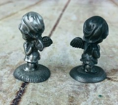 2 vtg 1975 hallmark cards fine pewter made in the usa girls