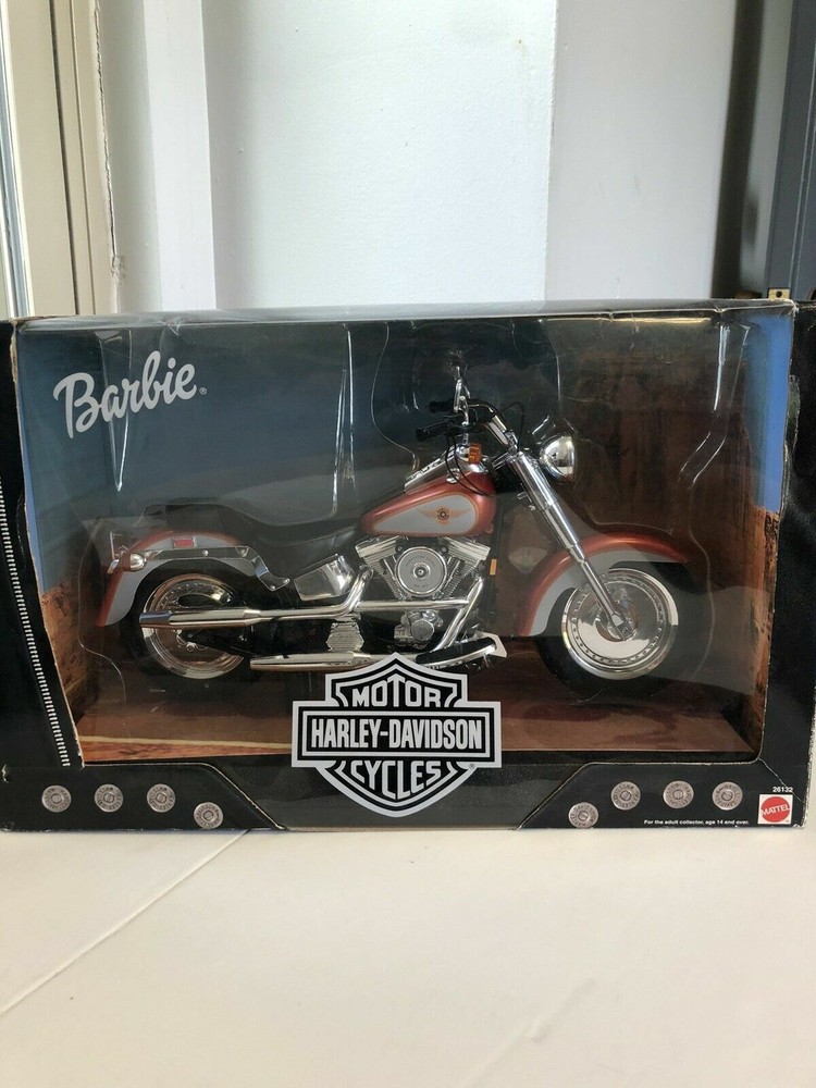 HARLEY DAVIDSON “FAT BOY” MOTORCYCLE FOR BARBIE DOLL BY MATTEL-1999