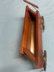 LOWER PRICE! HOMCO wood & metal Whimsical Wagon, hang on wall or set on table