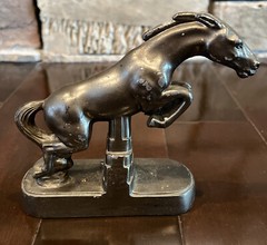 Nuart Creations Jumping Horse Cast Metal Bookends Art Deco Pair Book End