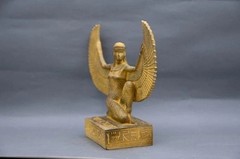 Ancient Egyptian Artifacts RARE AUTHENTIC WINGED STATUE Of Egyptian Goddess Isis