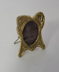 Antique Miniature Mini Tiny Dainty Art Nouveau Dollhouse Picture Photo Frame