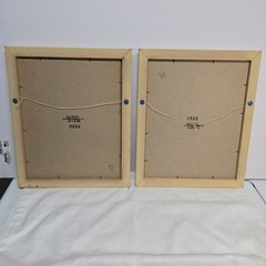 1940’s (2)Vtg Florence Kroger Ballerina Prints, Mid-Century Shabby Chic Signed