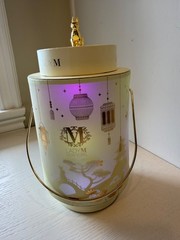 Lady M 2022 Glowing Lights Mooncake Lantern Gold Rabbit Limited Edition