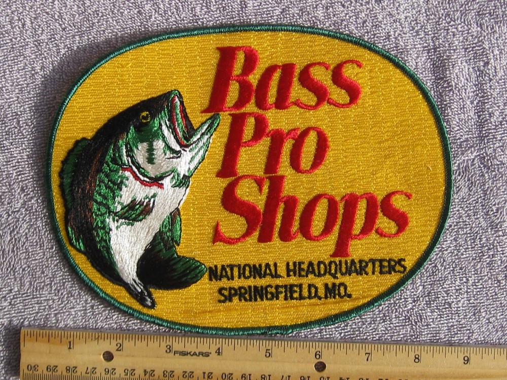 Extra Large Bass Pro Shops Company Patch