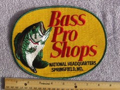 Extra Large Bass Pro Shops Company Patch