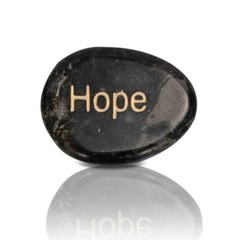 Decorative Metal Gift Box w/Poem & Inspirational Sentiment Stone – HOPE